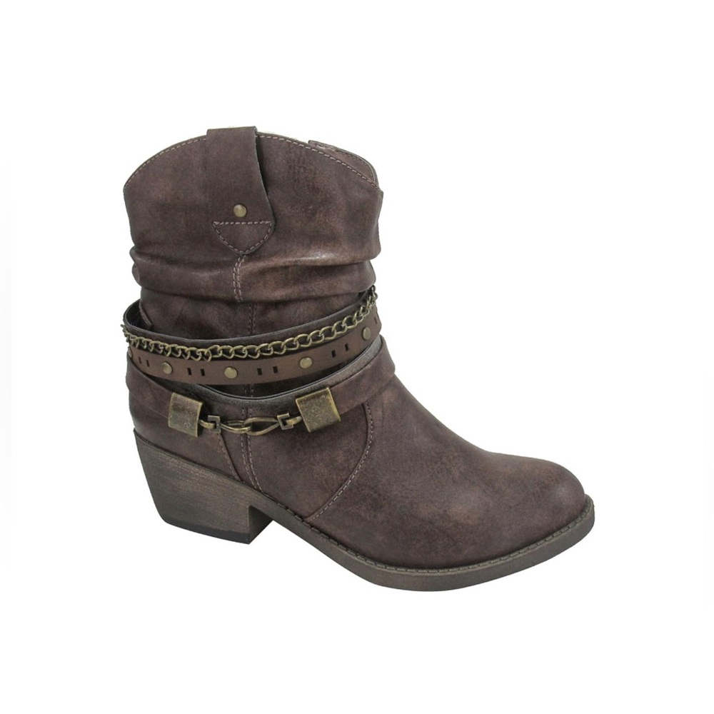 Jellypop Nashville distressed strappy ankle boot